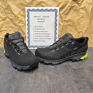 La Sportiva Spire GTX 2046-C Men's Black Hiking Shoes With GORE-TEX Size 10M